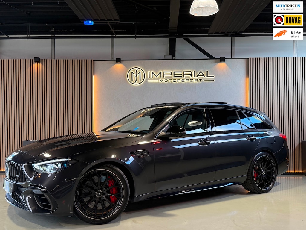 Mercedes-Benz C-klasse C63S E Performance 680PK|Pano|HuD|Achterasbes|