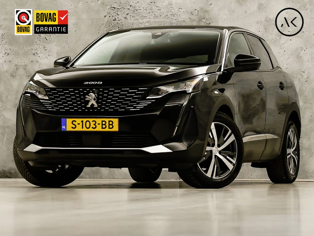 Peugeot 3008 1.2 PureTech Allure Pack (APPLE CARPLAY, GROOT NAVI, 360 CAMERA, KEYLESS, STOELVERWARMING, SPORTSTOELEN, LEDER, GETINT GLAS, NIEUWE APK, NIEUWSTAAT)