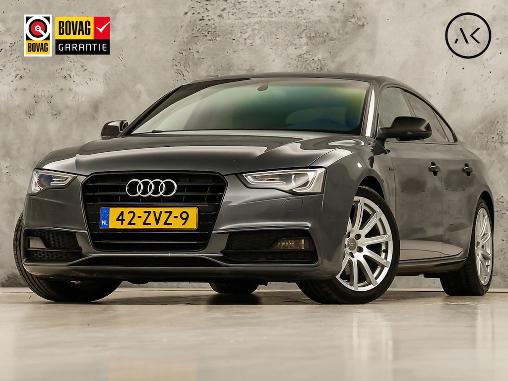 Audi A5 Sportback 1.8 TFSI S-Line Sport 170Pk Automaat (2X S-LINE, NAVIGATIE, CAMERA, LEDER/ALCANTARA, SPORTSTOELEN, GETINT GLAS, CRUISE, TREKHAAK, NIEUWSTAAT)