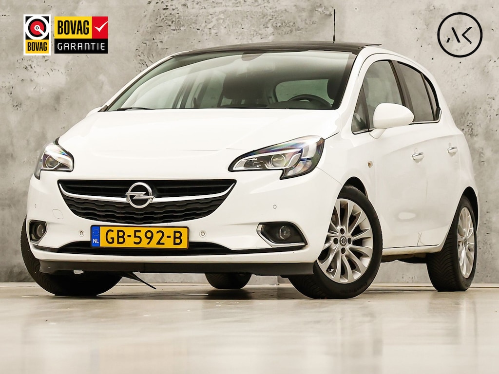 Opel Corsa 1.0 Turbo Sport (SCHUIFDAK, 5 DEURS, STOELVERWARMING, PARKEERSENSOREN, SPORTSTOELEN, GETINT GLAS, XENON, LM VELGEN, CRUISE, NIEUWSTAAT)