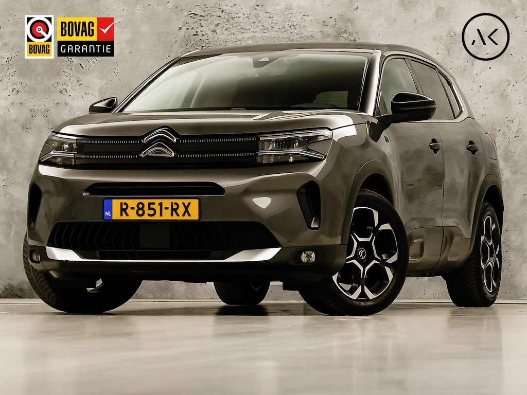 Citroën C5 Aircross 1.6 Plug-in Hybrid 225 Sport 225Pk Automaat (NIEUW MODEL, SOH 94,5% APPLE CARPLAY, 360 CAMERA, NAP, GROOT NAVI, GETINT GLAS, SPORTSTOELEN, KEYLESS, NIEUWE APK, NIEUWSTAAT)