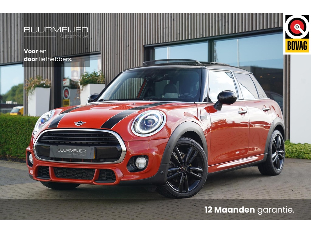 MINI Cooper 5-deurs 1.5 Burgundy Edition | John Cooper Works | Head-Up | Harman Kardon | Panoramisch schuif/kanteldak | Climate Control | Led