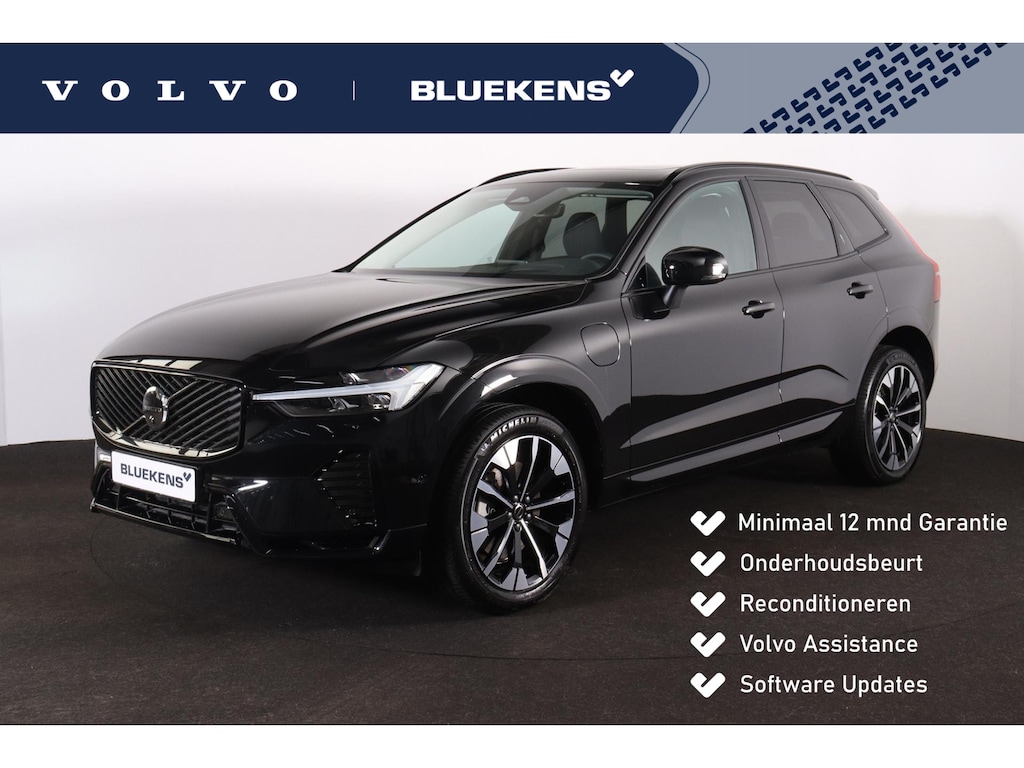 Volvo XC60 T6 Recharge AWD Ultra Dark - Luchtvering - Panorama/schuifdak - IntelliSafe Assist & Surround - 360º Camera - Harman/Kardon audio - Adaptieve LED koplampen - Verwarmde voorstoelen, stuur & achterbank - Parkeersensoren voor & achter - Elektr. bedienb. voorstoelen met geheugen - Draadloze tel. lader - Extra getint glas - Inklapbare trekhaak - 20' LMV