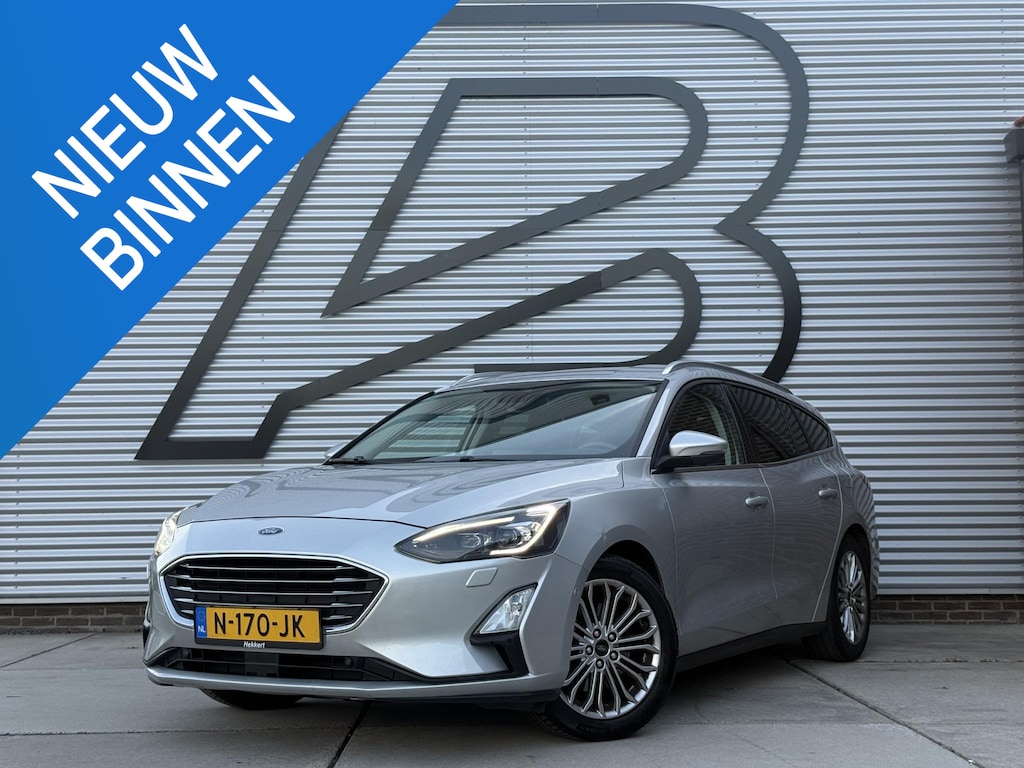 Ford Focus Wagon 1.0 EcoBoost Titanium Business 2e Eigenaar|Navi|Camera|Trekhaak|Clima|Stoelverwarming|PDC V+A|Carplay|APK tot 04-2027
