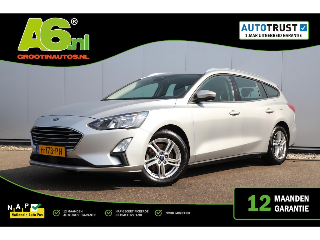 Ford Focus Wagon 1.0 EcoBoost Trend Edition Business 16 inch LMV Navigatie Carplay Android Airco Cruise Control LED Parkeersensor