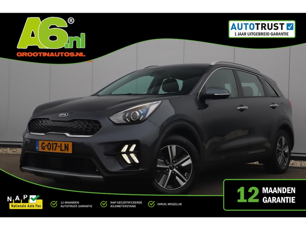 Kia Niro Hybrid 1.6 GDi DynamicLine 140PK Automaat Half Leder Navigatie Camera Adaptive Cruise Clima Carplay Android