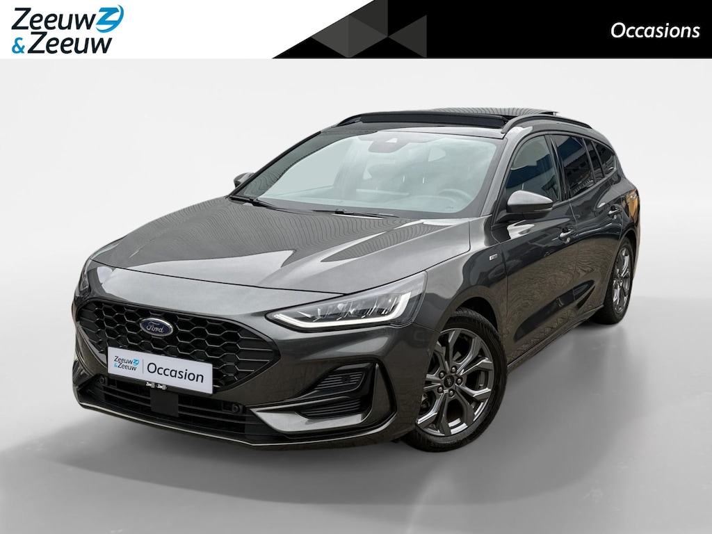 Ford Focus Wagon 1.0 EcoBoost Hybrid ST Line X | Panoramadak | Trekhaak afneembaar | Winterpakket | Adapt. Cruise Control | B&O | 12 maanden garantie