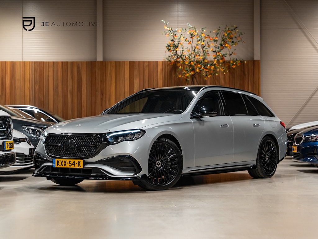 Mercedes-Benz E-klasse Estate 300 e Exclusive AMG Line, Pano, Hyperscreen, Night Pakket, Burmester, Ambiënte, Camera, Plug-In
