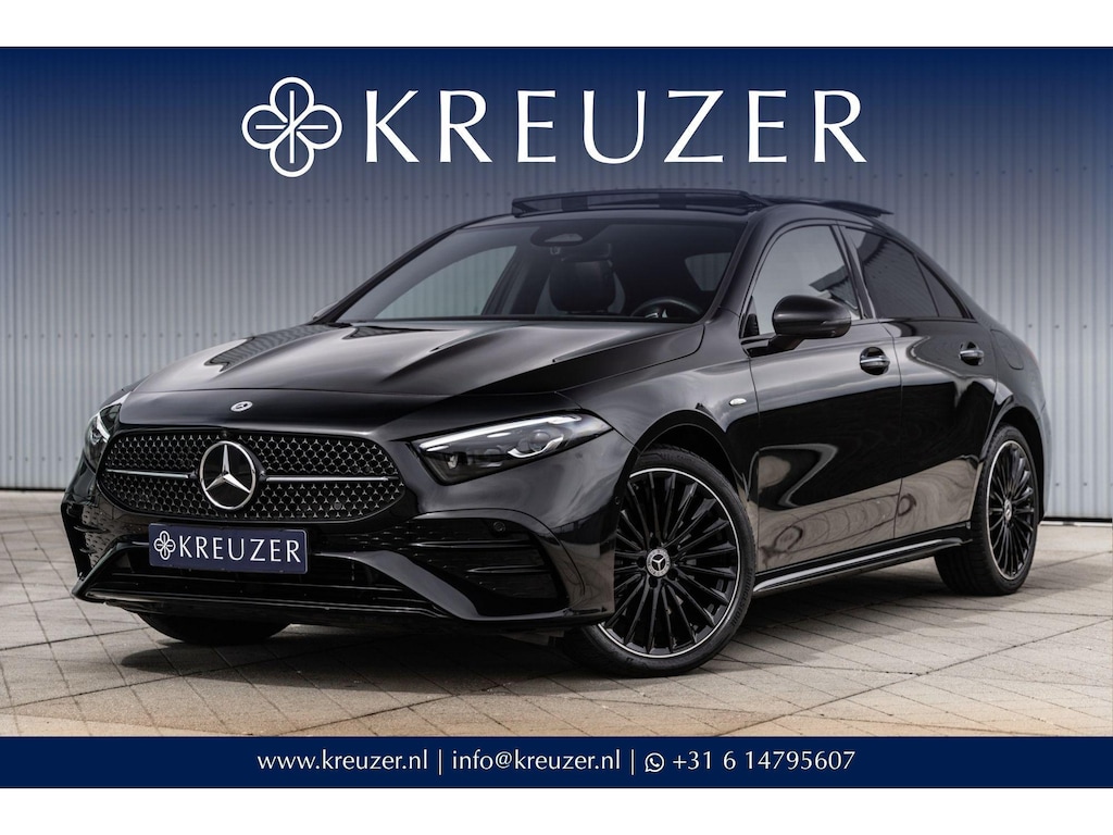 Mercedes-Benz A-klasse 250e AMG Line | 9.900KM | Panorama | Memory | 360 Camera | Sfeerverlichting