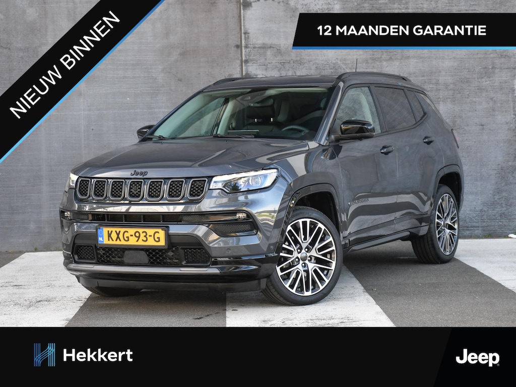 Jeep Compass 1.5T e-Hybrid Limited STOELVENTIL/VERW. | 19''LM | ADAPT. CC | 360° CAM. | LEDER | NAVI