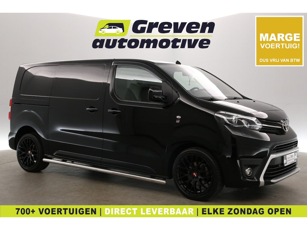 Toyota ProAce 2.0 177PK GR-Edition L2H1 | Marge | Automaat | Clima | Cruise | HUD | Carplay | Camera | Trekhaak | 2xSchuifdeur Elektrisch