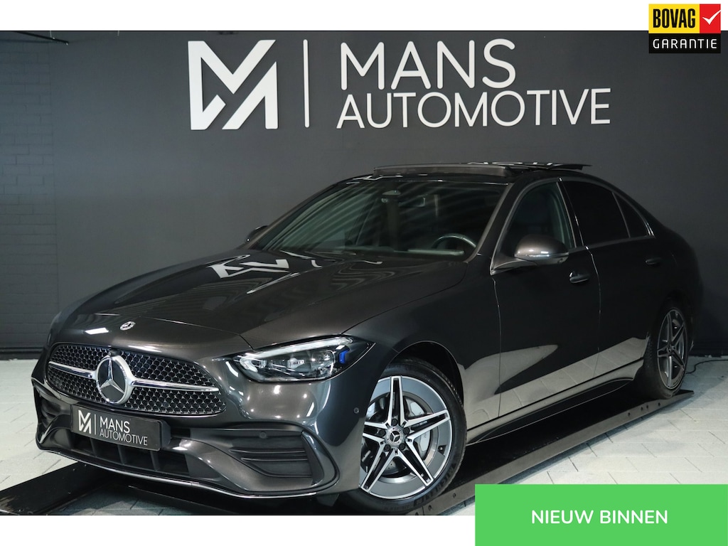 Mercedes-Benz C-klasse 300 e AMG Line / PANO / HUD / 2X MEMORY / 360 / ACC / KEYLESS