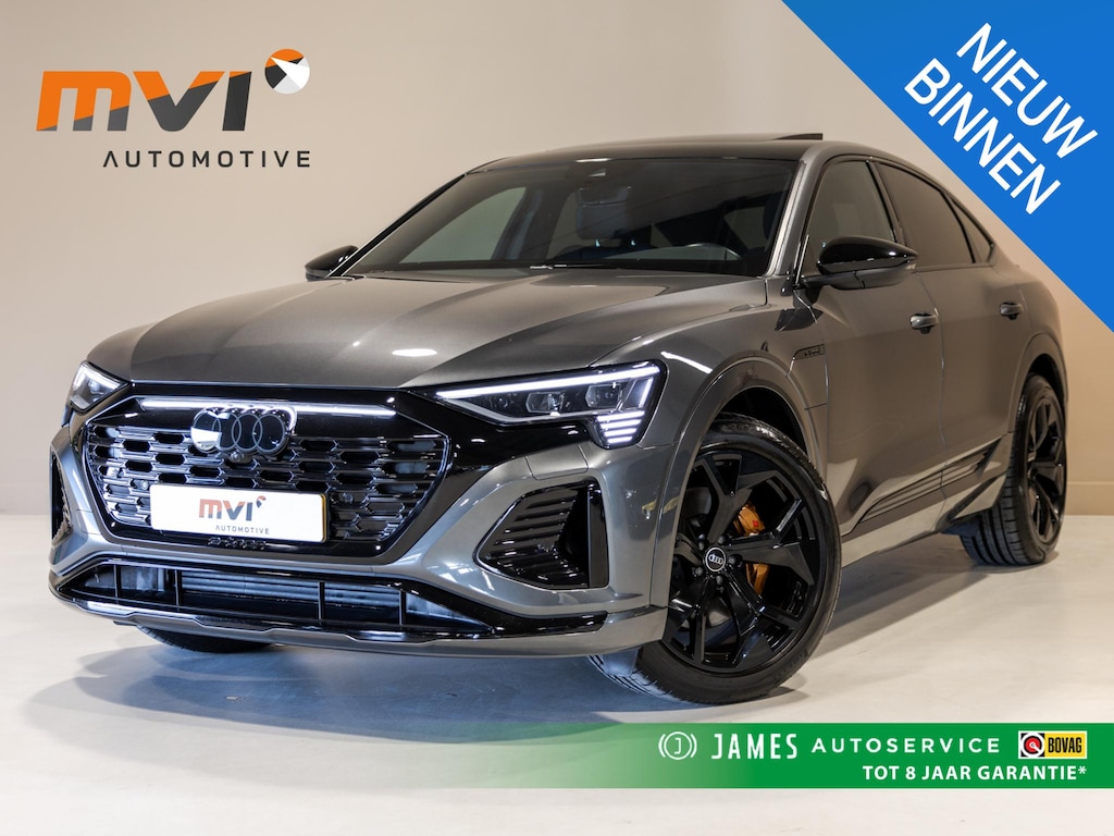 Audi Q8 Sportback e-tron 50 quattro S-Line Edition 95 kWh SOH 90% / 340pk / NAP / Panorama dak / Leder / Elektrische stoelverstelling met geheugen /