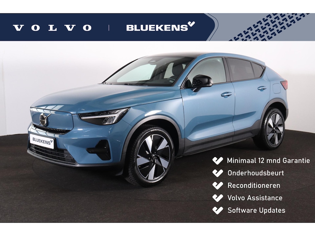 Volvo C40 Extended Range Plus 82 kWh - Panoramadak - IntelliSafe Assist & Surround - Verwarmde voorstoelen & stuur - Parkeersensoren voor & achter - Draadloze tel. lader - Extra getint glas - 19' LMV