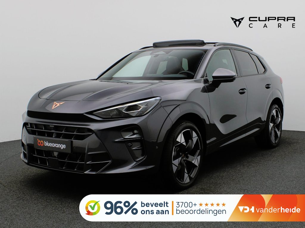 CUPRA Terramar 1.5 TSI e-Hybrid VZ Performance 272PK DSG Pano-schuif dak, Matrix LED koplampen, Trekhaak, Sennheiser audio, Adaptive Cruise met Travel Assist, Side Assist, Keyless, Stuur-stoelverwarming, 20' LM Velgen, 360gr. Camera