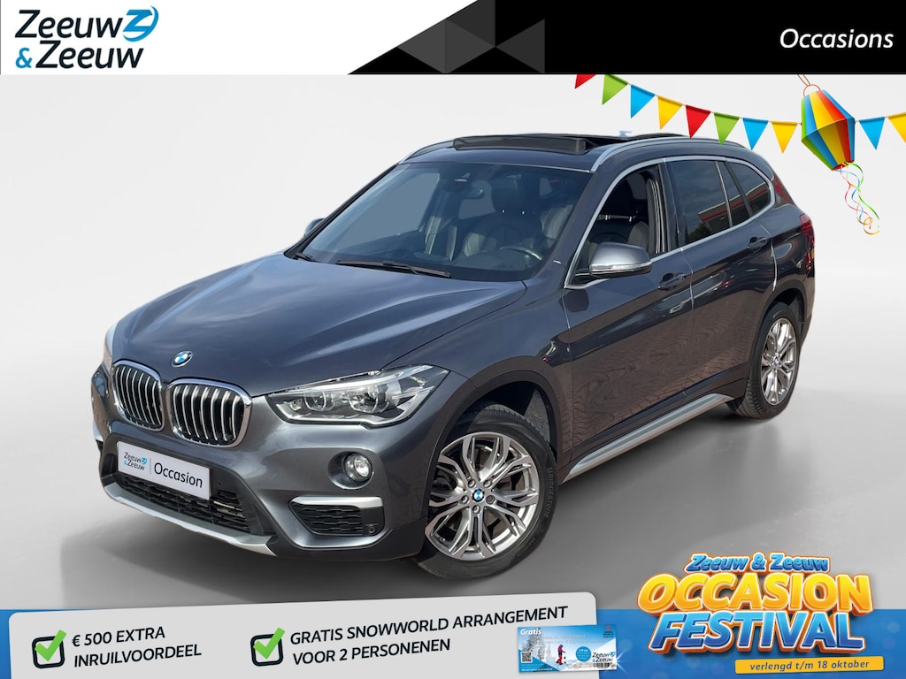 BMW X1 sDrive20i High Executive *Automaat*Navi*Camera*Schuif/kanteldak*Climate Control*Stoelverwarming*Lederen bekleding*LM. Velgen*Zeer nette auto!