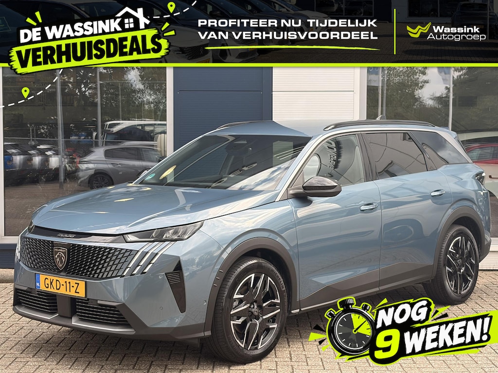 Peugeot 5008 1.2 Hybrid 136pk e-DSC6 Automaat Allure Pack Business | Navigatie | Panoramisch Display | 360* Graden Camera | 7-Persoons | Apple Carplay & Android Auto |