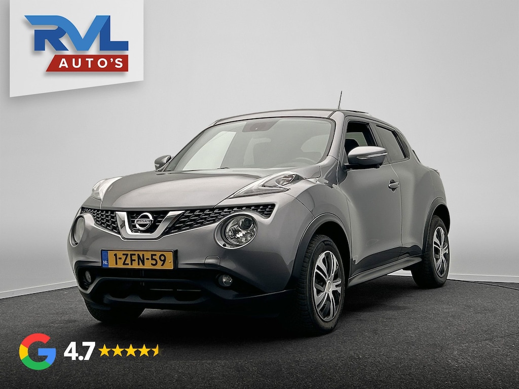 Nissan Juke 1.2 DIG-T S/S Tekna | Origineel NL | Keyless | Panoramadak | Trekhaak | Leder | 360 Camera | Cruise/Control |