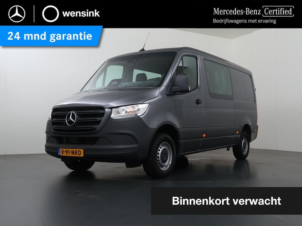 Mercedes-Benz Sprinter 317 CDI | Aut. | L2 H1 | Dubbele Cabine | Trekhaak | Parkeercamera | Cruise Control | 5-Zits | Certified