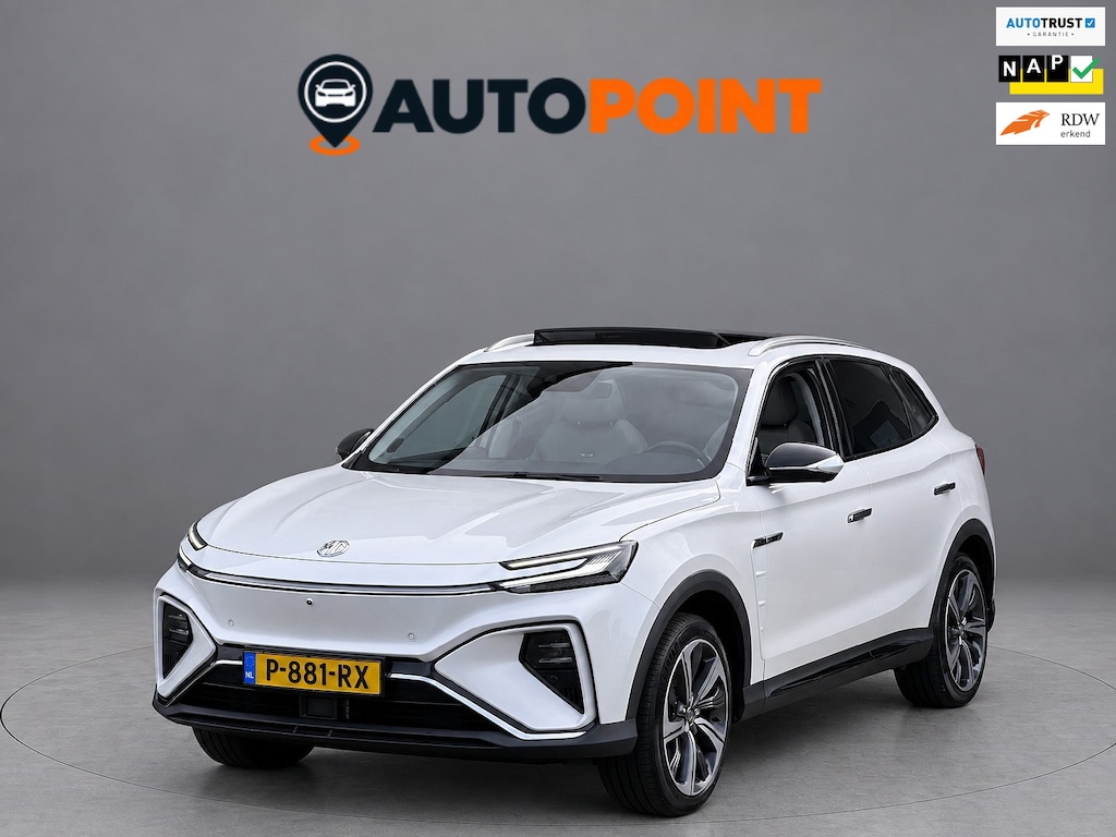 MG Marvel R Exclusive 70 kWh SOH 94.22% PANO BOSE TREKHAAK LEER CAMERA DEALER OND EERSTE EIG