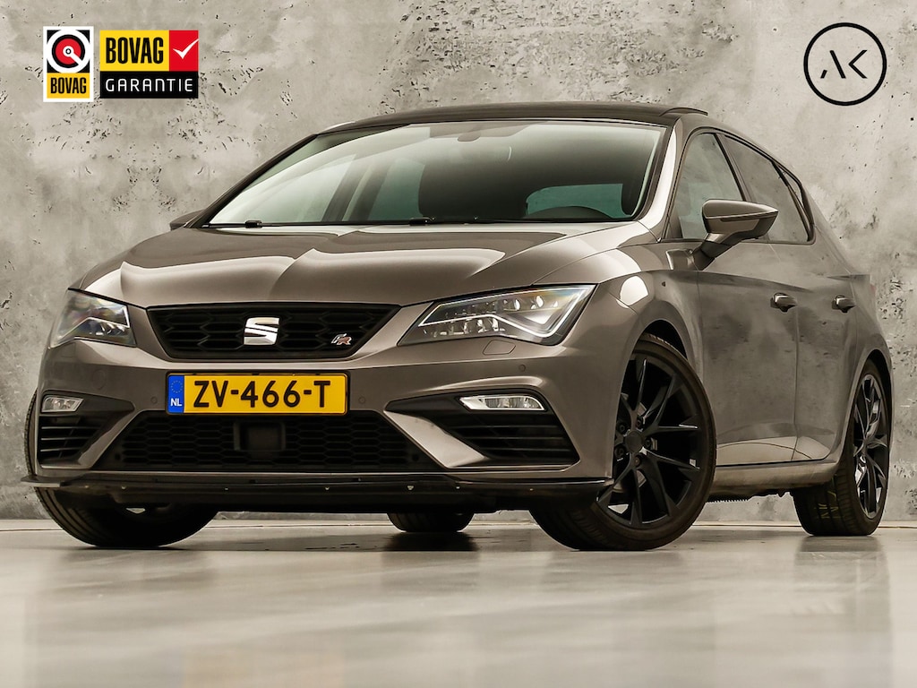 SEAT Leon 1.4 EcoTSI FR Sport 150Pk Automaat (PANORAMADAK, NAVIGATIE, CLIMATE, STOELVERWARMING, SPORTSTOELEN, GETINT GLAS, CRUISE, PARKEERSENSOREN, NIEUWSTAAT)