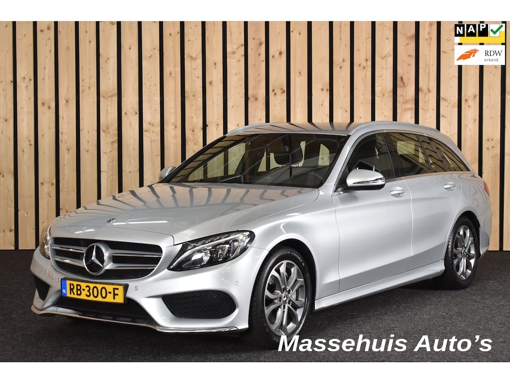 Mercedes-Benz C-klasse Estate 180 Business Solution AMG Plus Upgrade Edition Trekhaak 2e eig NL-auto LED Leer Clima Cruise Nwe APK