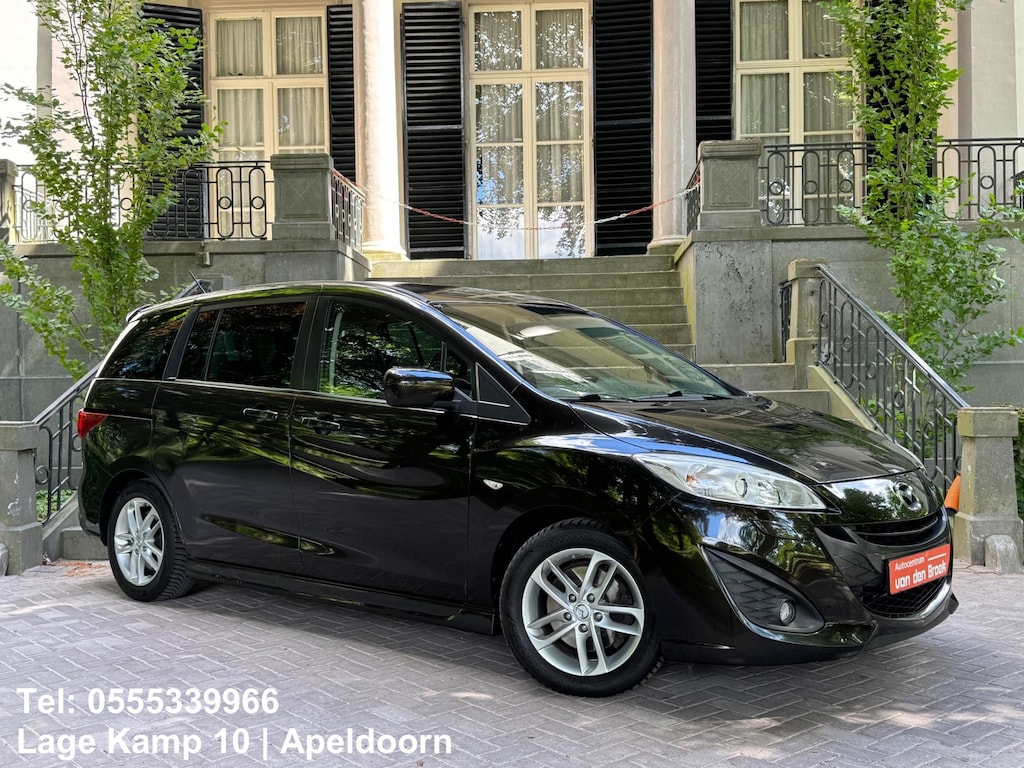 Mazda 5 2.0 GT-M 7P Automaat Navi 2x Elektr Schuifdeuren Xenon Leder 1E-Eigenaar Climate Cruise Ctr Full Options
