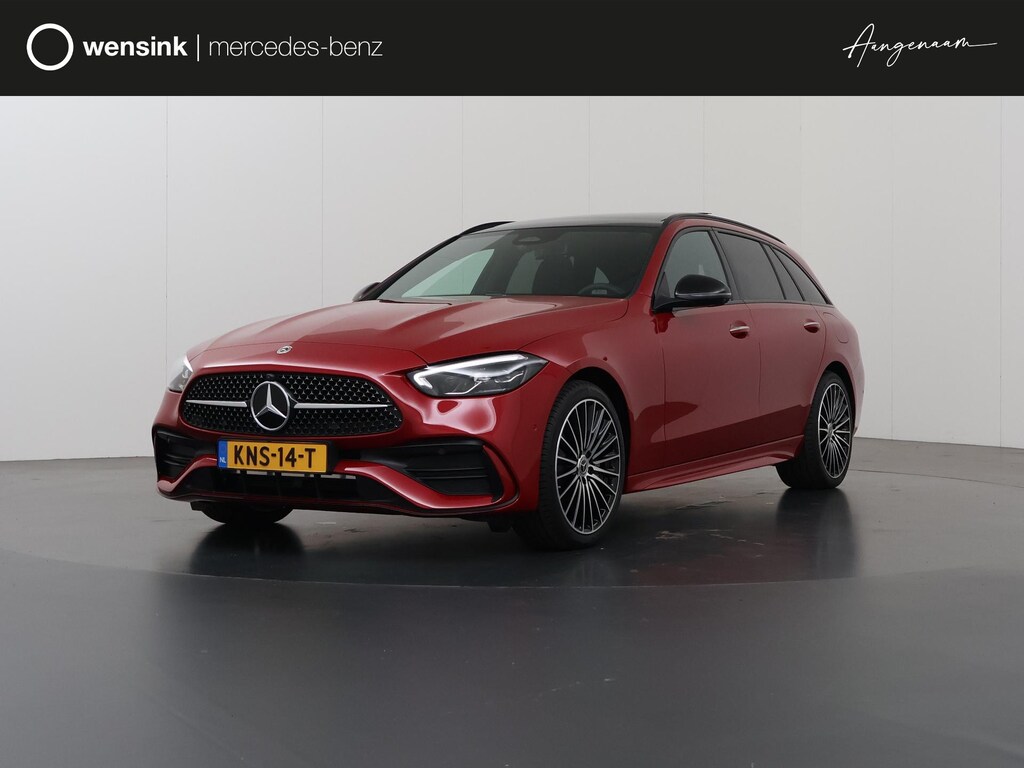 Mercedes-Benz C-klasse Estate 300 e 140 Years Edition | AMG | Panoramadak | Memory | 360 graden camera | Grootlicht assistent |