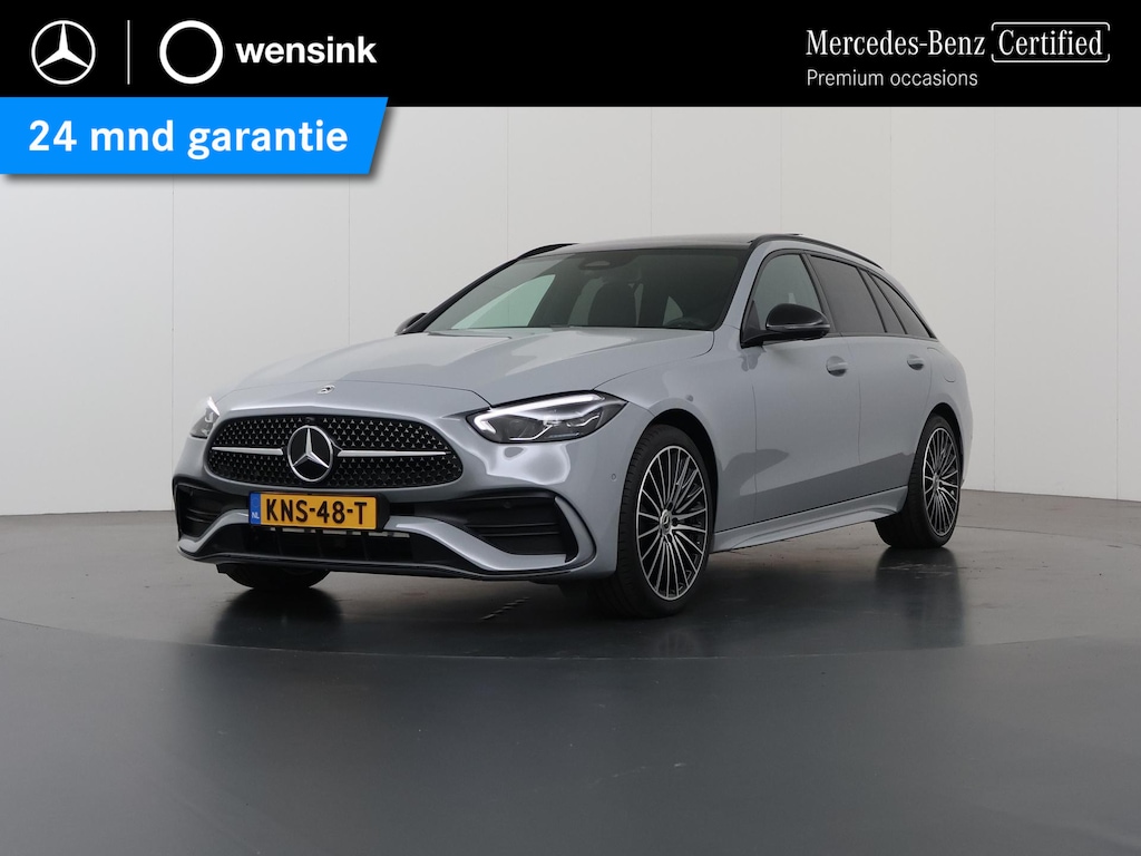 Mercedes-Benz C-klasse Estate 300 e 140 Years Edition | Trekhaak | AMG | Panoramadak | Memory | Sfeerverlichting | 360 graden camera |