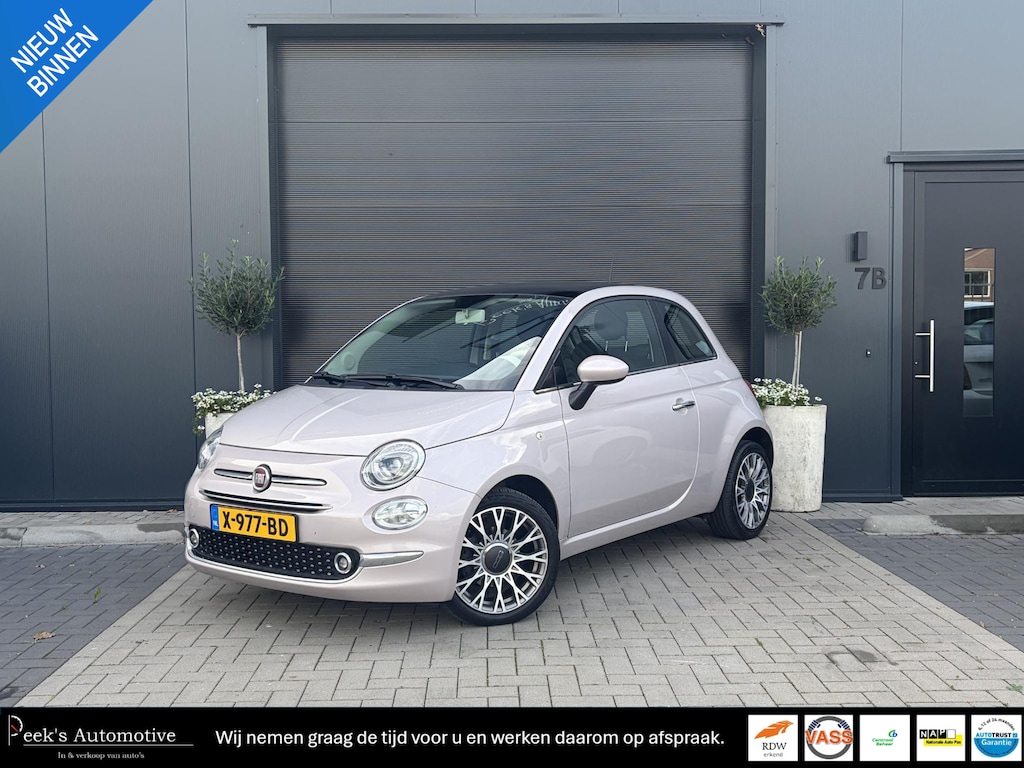Fiat 500 1.0 Hybrid Launch Edition | Climate | Carplay | Panoramadak | Parkeersensoren | Lichtmetaal | Prachtige uitvoering!!