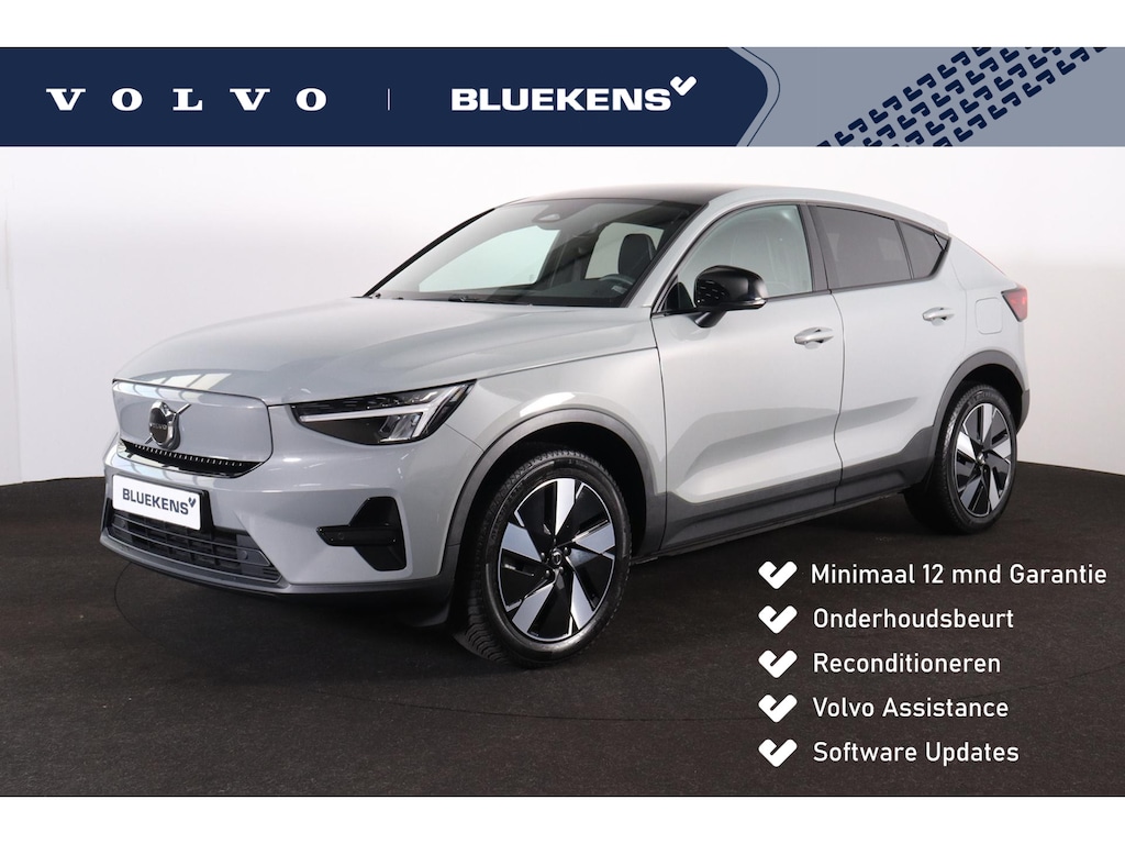 Volvo C40 Extended Range Plus 82 kWh - Panoramadak - IntelliSafe Assist & Surround - Parkeercamera achter - Verwarmde voorstoelen & stuur - Parkeersensoren voor & achter - Draadloze tel. lader - Warmtepomp - Extra getint glas - 19' LMV