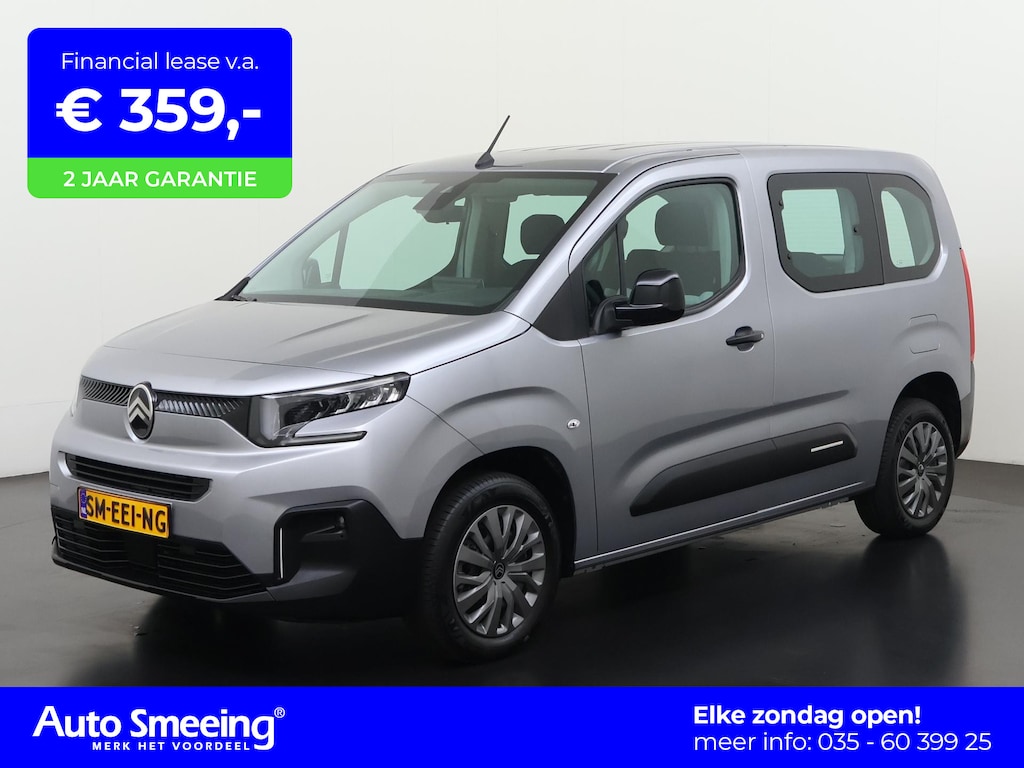 Citroën E-Berlingo Feel 50 kWh | 3 Fase | Carplay | 5 persoons | Zondag Open!
