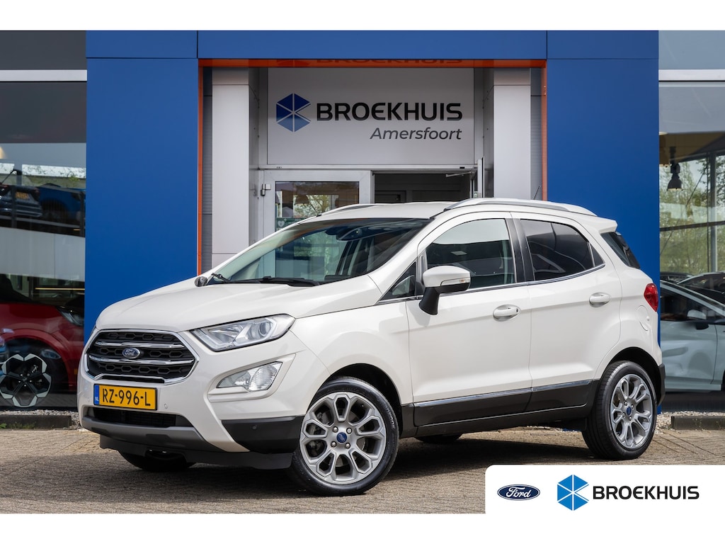 Ford EcoSport 1.0 EcoBoost Titanium | Navi | Apple Carplay/Android Auto | Camera | Cruise Control | 17''LM Velgen | DAB | Winterpack | Achteruitrijcamera | DAB ontvanger | Lichtmetalen velgen 17"