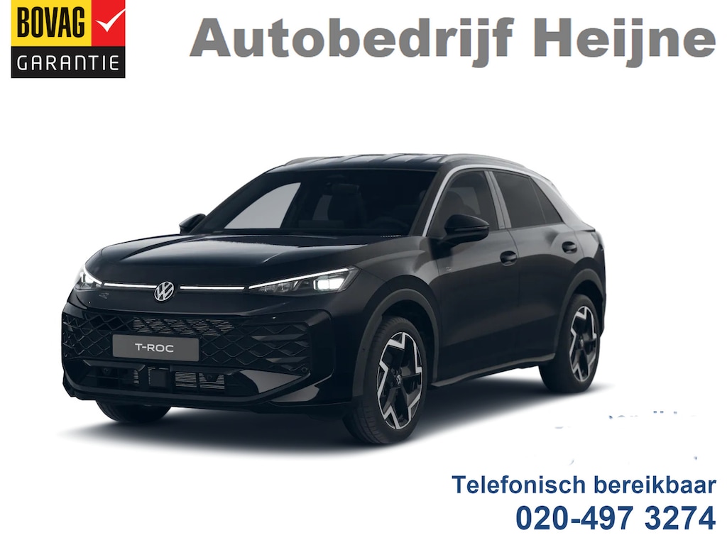 Volkswagen T-Roc 1.5 eTSI 150PK DSG R-LINE SPORT IQ.LIGHT-MATRIX/NAVI/TREKHAAK