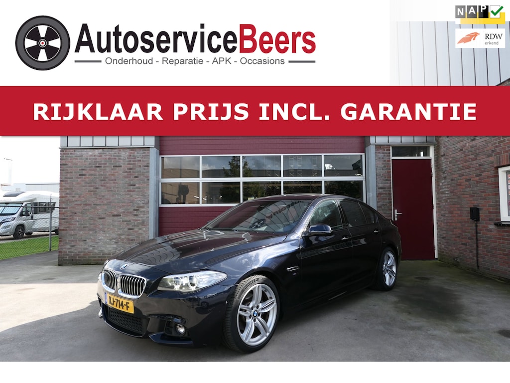 BMW 5-Serie 520i M Sport Edition, Zeer Mooi, Full-options, Camera, HUD, etc. etc, Rijklaarprijs incl. garantie.