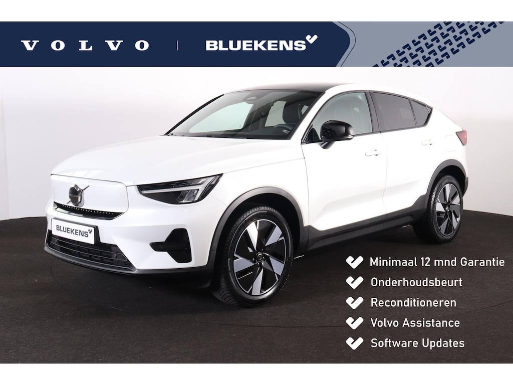 Volvo C40 Extended Range Plus 82 kWh - Panoramadak - IntelliSafe Assist & Surround - Parkeercamera achter - Parkeersensoren voor & achter - Verwarmde voorstoelen & stuur - Draadloze tel. lader - Warmtepomp - Extra getint glas - 19' LMV