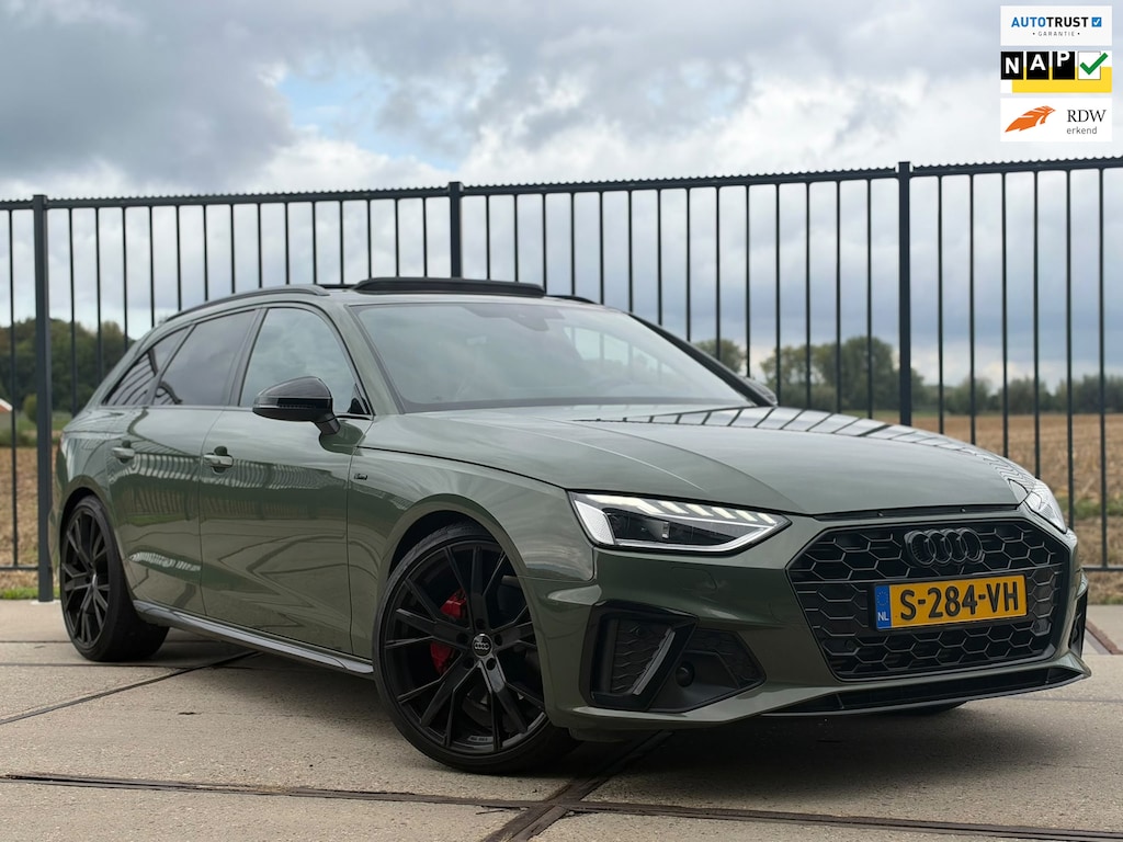 Audi A4 Avant 40 TFSI S-LINE COMPETITION l RS-ZETELS l VIRTUAL l PANO l B&O l MATRIX l SFEER l CAMERA l MASSAGE l ORG.NL l BTW