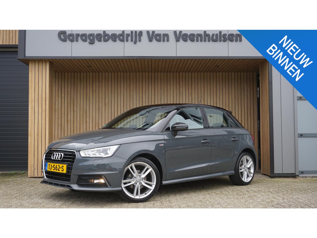 Audi A1 Sportback 1.0 TFSI 95pk 5Drs 2x S-Line *Black Optik* Bose LED 17inch LM Stoelverwarming *Nano Grey Pearl* NL auto & 1e Eigenaar