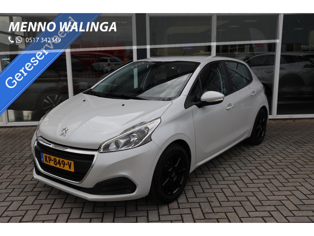 Peugeot 208 1.2 PureTech Active|Parelmoer wit|Automaat|Airco|Cruise|Telefoon|PDC