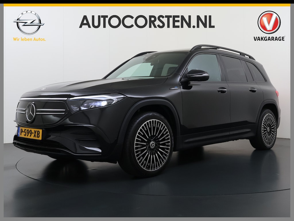 Mercedes-Benz EQB 250 AMG Night Line 7-Persoons Premium plus SOH 95% Panoramadak Adap.Cruise Head-Up Display Lmv 20" Elek.Stoelen+Memory+Verwarmd Camera Elek.Achterklep Actieve park-assist Licht en zichtpakket Led Privacy Glas DAB 1e Eigenaar Dealeronderhouden Origineel Nederlandse Auto