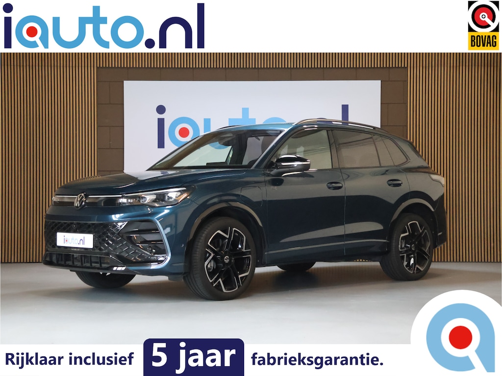 Volkswagen Tiguan 1.5 eHybrid 272pk R-Line Black Style Pano/IQ.Light HD/360/Headup/Keyless/ACC/DCC/Dodehoek/20"/Trekhaak wegkl.