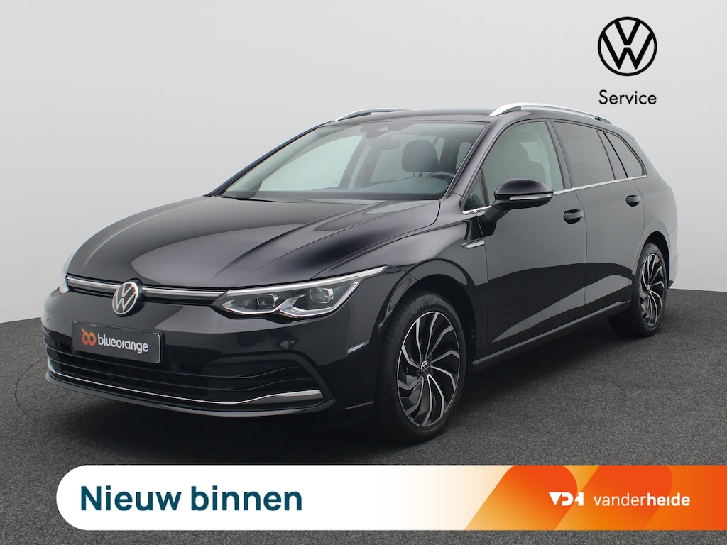Volkswagen Golf Variant 1.5 eTSI Style 130PK DSG Trekhaak, Side Assist, Parkeersensoren voor en achter, Navi, Adaptieve Cruise Control, Memorystoel, 17" LM Velgen