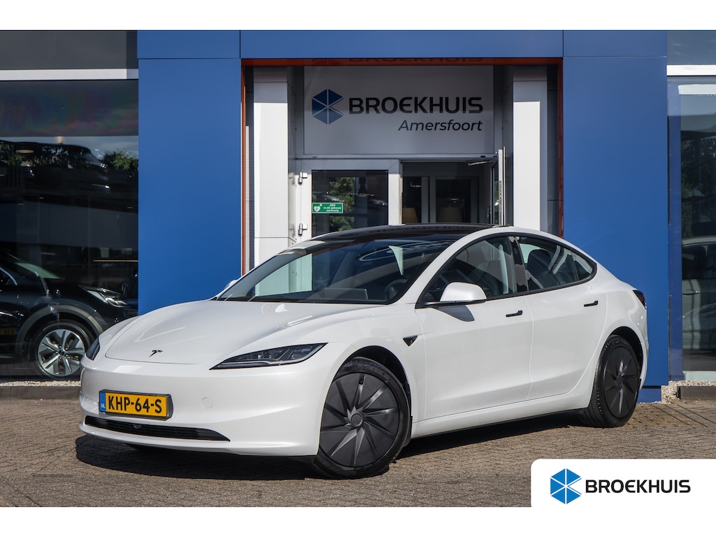 Tesla Model 3 RWD 60 kWh | Cruise control adaptief | Panoramadak | Led koplampen | Dodehoek detectie | Stoel/stuur verwarming | Parkeersensoren Voor/Achter | Achteruitrijcamera | Cruise control adaptief met Stop&Go | Dodehoek detectie | LED koplampen