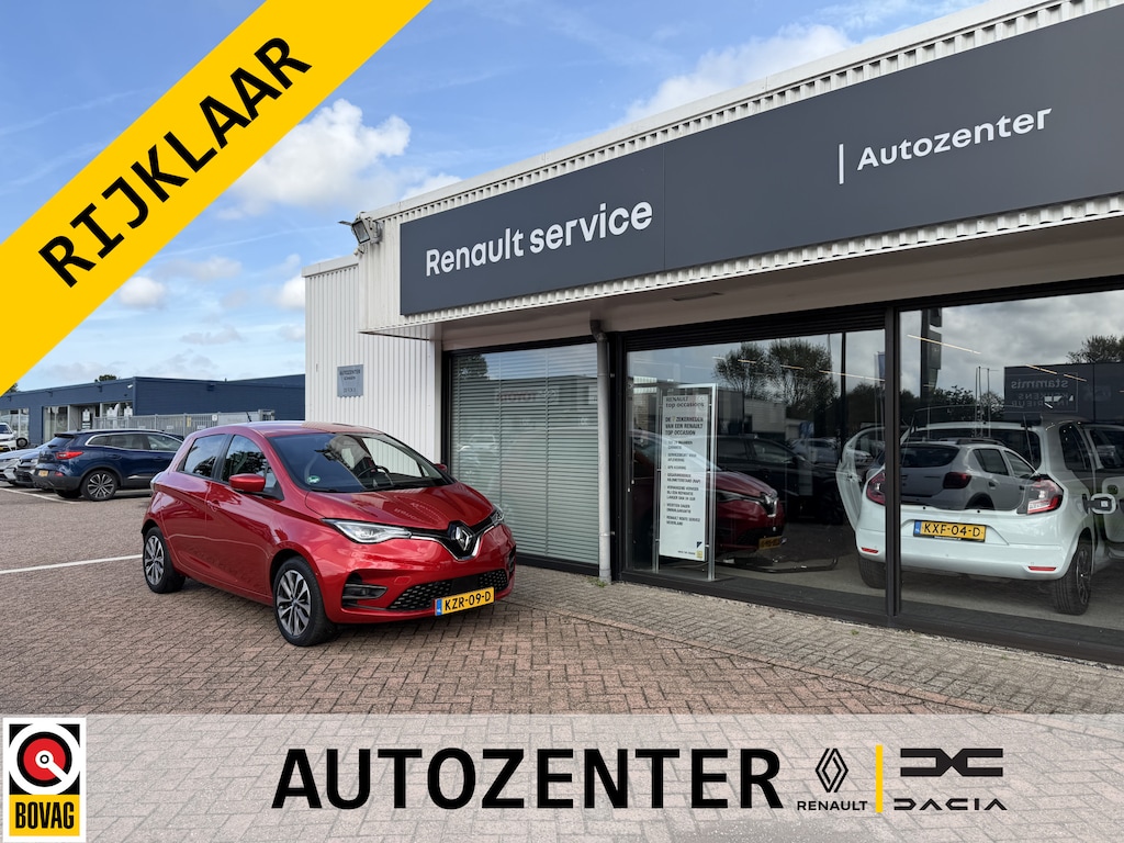 Renault Zoe R135 Intens 52 kWh koopaccu SoH 95,1% | dodehoek | camera | sensoren v+a | stoel- en stuurverwarming | tijdelijk gratis Top Afleverpakket twv Eur 695