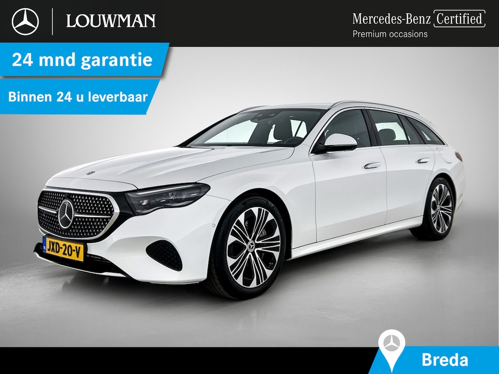 Mercedes-Benz E-klasse Estate 300 e Luxury Line Plug-In Hybride | Trekhaak | Rijassistentiepakket plus | Parkeerpakket met 360°-camera | Distronic | Sfeerverlichting | Inclusief 24 maanden MB Certified garantie voor Europa.