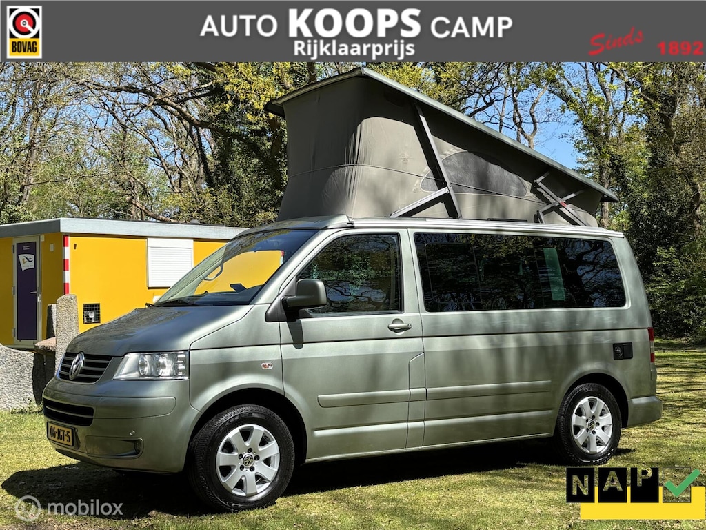 Volkswagen California 2.5 TDi 130 Pk H6 | 1e Eigenaar | Orig.NL | 133dkm NAP | Elektr.hefdak | Trekhaak | Volledig dealer onderhouden | DEALER-STAAT