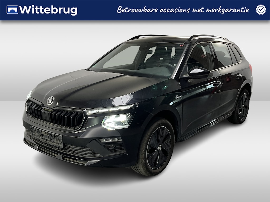 Skoda Kamiq 1.0 TSI Monte Carlo / PANO/ 4.700 KM!/ SMARTLINK/ PARK.SENSOR.V+A/ CAMERA/ CRUISE/ STUUR+STOELVERWARM./ KEYLESS/ RIJ-MODI/ DIGITAL DASH/ DAB/ CLIMA/ LED/ 17'' LMV
