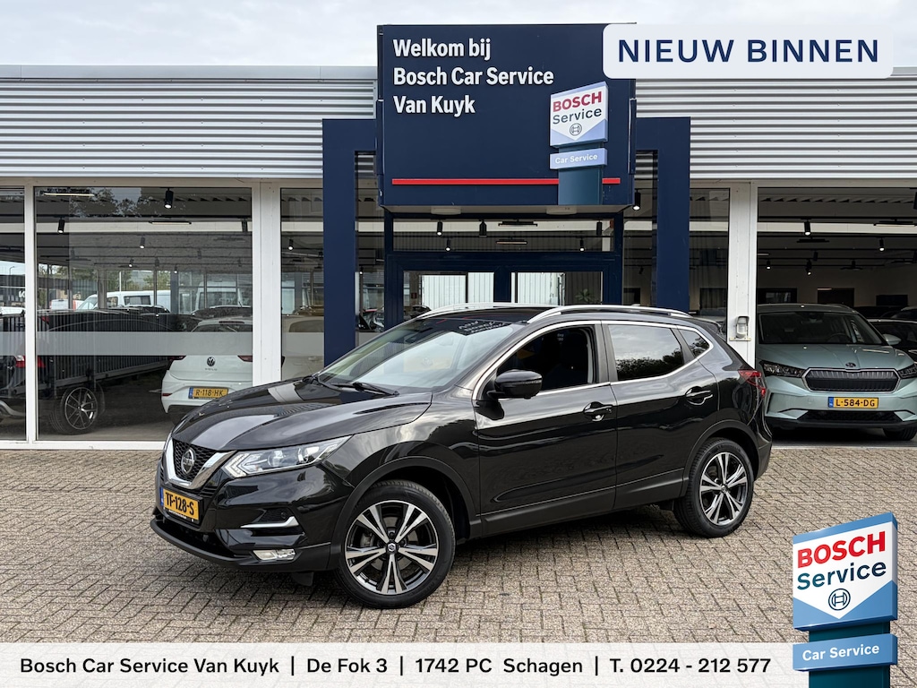 Nissan Qashqai 1.6 N-Connecta / NL-Auto / 1e-Eigenaar / Dealer-Onderhouden / 75.000 KM / Panoramadak / Cruise-Control / Rondom-Camerazicht / DAB Radio-Bluetooth / Climate-Control / Keyless / PDC V+A / 18'' LMV / ENZ.