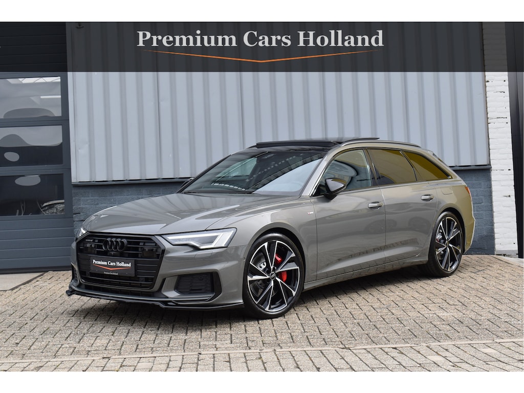 Audi A6 Avant 55 TFSI e Quattro S-Line Competition 367 Pk Rs-Stoel Pano Soft-Close ACC Sfeerverlichting S6 21 Inch