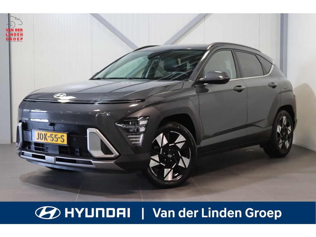 Hyundai Kona 1.6 GDI HEV Premium|Navi|leder|Pano|Wint|18"|Cam|Trekhaak|Rijklaar|